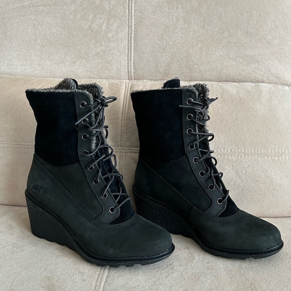 New Timberland Women's Earthkeepers 2-way Comfy Stylish Boots, Sturdy Wedges